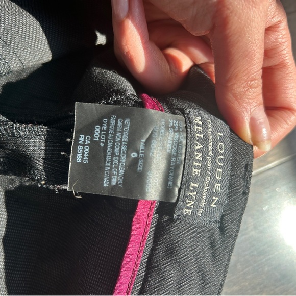 Business Tailored Pinstripe Trousers in Dark Grey - Picture 3 of 8